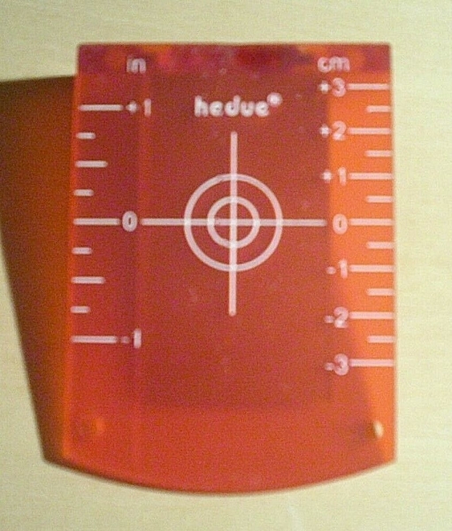 hedue® Zieltafel (rot)